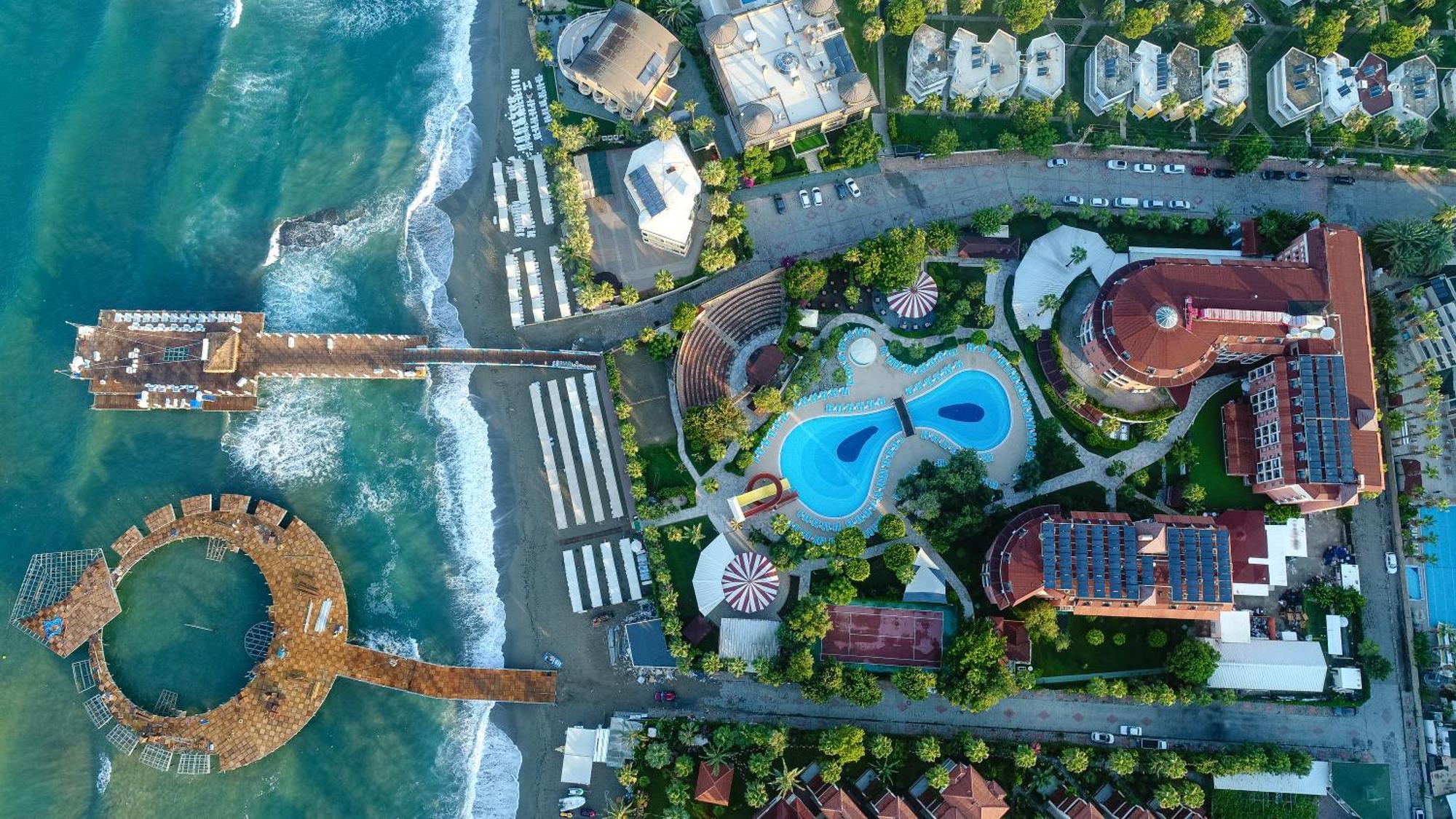 Palmeras Beach Hotel Ultra All Inclusive Konakli Ngoại thất bức ảnh